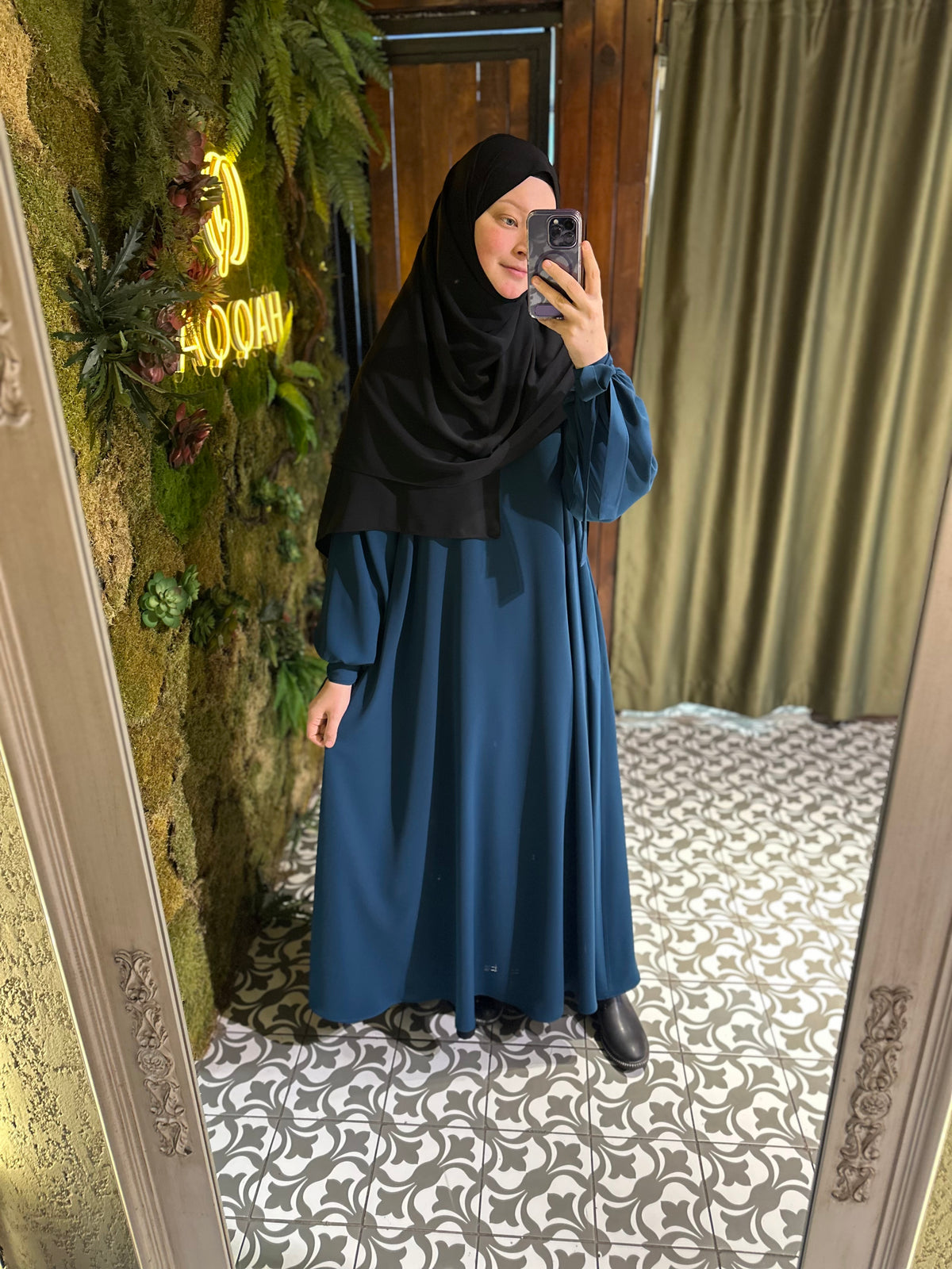 Mevlana Elbise (petrol mavisi)