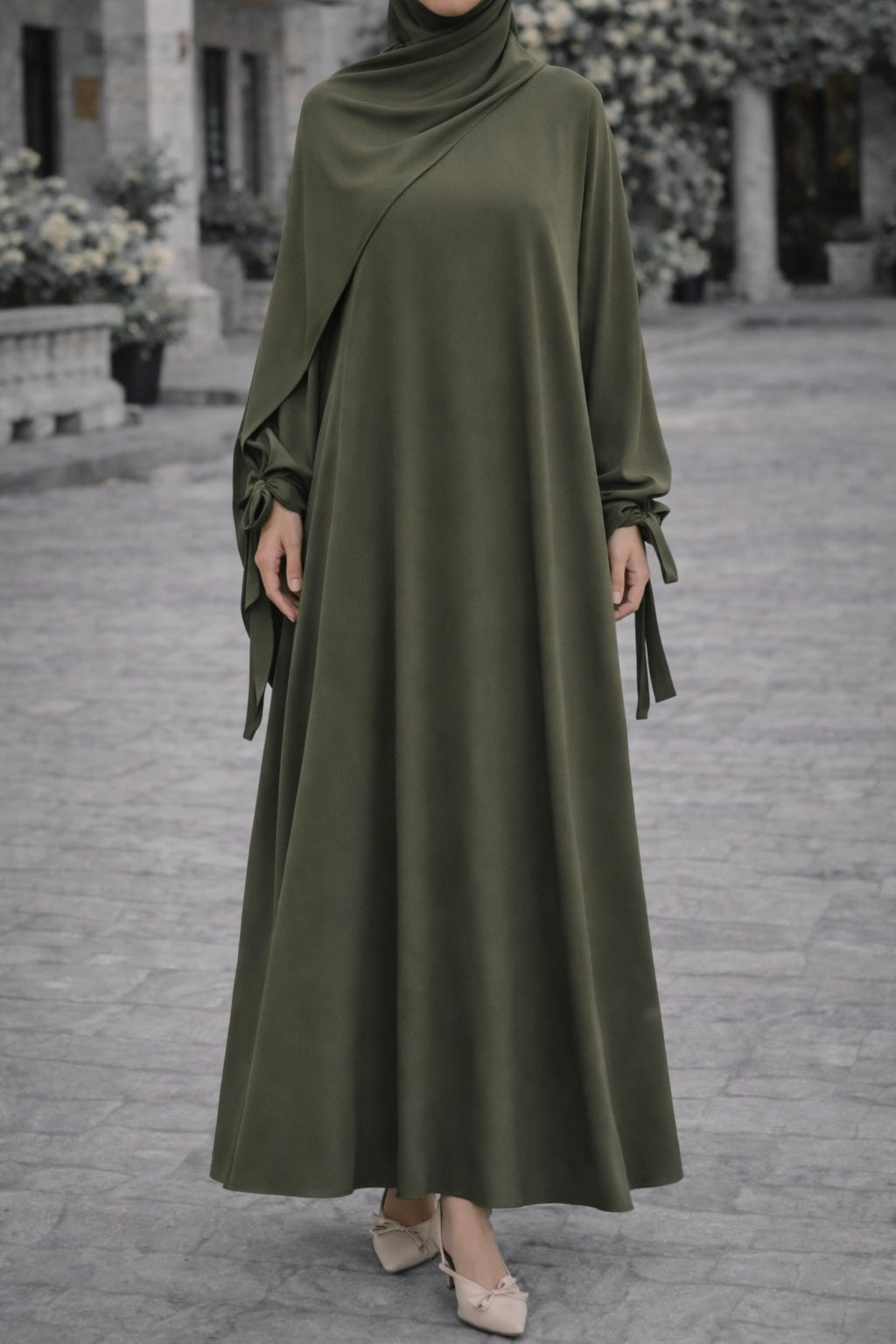 Mevlana Elbise Ferace (açık haki)