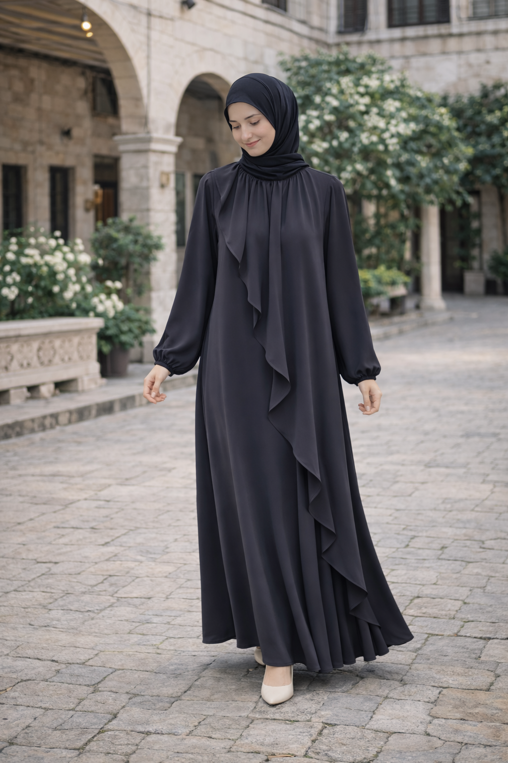 Alya Elbise Ferace (antrasit)